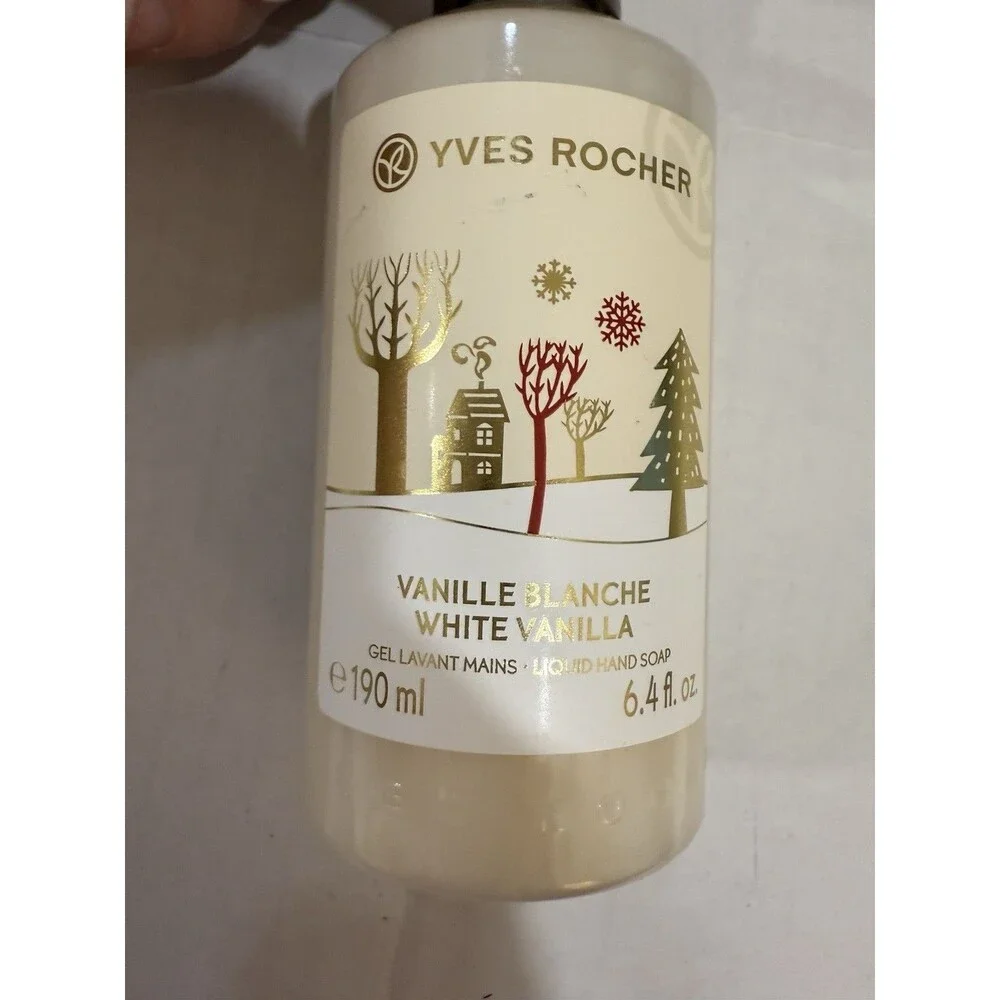 Yves Rocher Marvelous Berries Shower Gel,White Vanilla&Heart Pine Tree Hand Soap